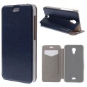 Funda Tipo Libro Wiko Bloom azul oscuro
