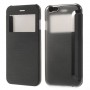 Funda tipo libro con ventana iPhone 6 / 6S 4,7"negra
