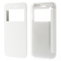 Funda tipo libro con ventana iPhone 6 4,7" blanca