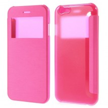 Funda tipo libro con ventana iPhone 6 4,7" rosa