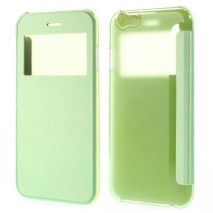Funda tipo libro con ventana iPhone 6 4,7" verde