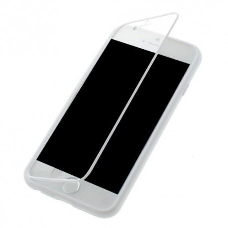 Funda tpu tipo libro iPhone 6 4,7 blanca