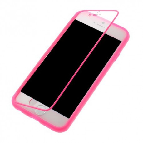 Funda tpu tipo libro iPhone 6 4,7 rosa