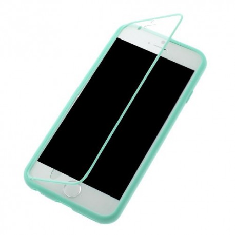 Funda tpu tipo libro iPhone 6 4,7 azul claro