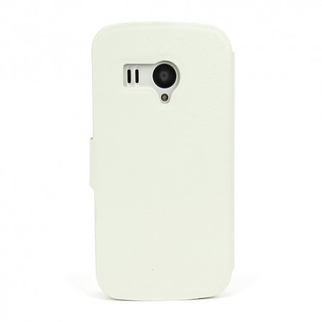 Funda  tipo libro para  Ibold B IBSD40  con cierrre magnetico blanca