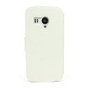 Funda  tipo libro para  Ibold B IBSD40  con cierrre magnetico blanca