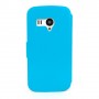 Funda  tipo libro para  Ibold B IBSD40  con cierrre magnetico azul