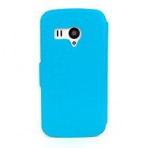 Funda  tipo libro para  Ibold B IBSD40  con cierrre magnetico azul