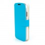 Funda  tipo libro para  Ibold B IBSD40  con cierrre magnetico azul