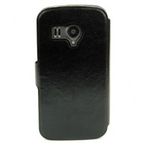 Funda  tipo libro para  Ibold B IBSD40  con cierrre magnetico negra