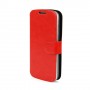 Funda  tipo libro para  Ibold B IBSD40  con cierrre magnetico roja