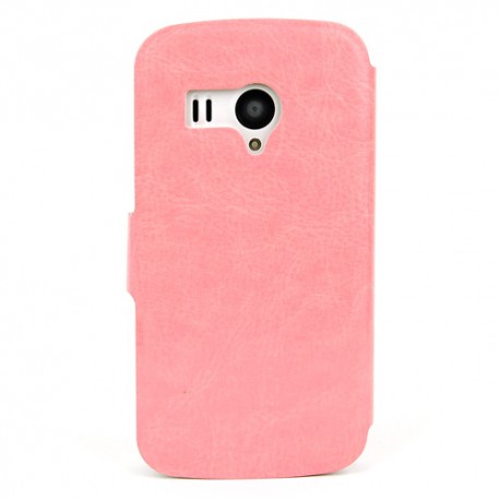 Funda  tipo libro para  Ibold B IBSD40  con cierrre magnetico rosa claro
