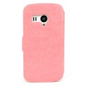 Funda  tipo libro para  Ibold B IBSD40  con cierrre magnetico rosa claro