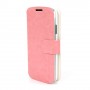 Funda  tipo libro para  Ibold B IBSD40  con cierrre magnetico rosa claro
