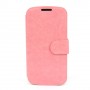 Funda  tipo libro para  Ibold B IBSD40  con cierrre magnetico rosa claro