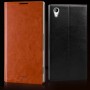 Funda tipo libro Sony Xperia Z2 D6502/D6503/D6543 marron