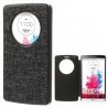 Funda tipo libro con ventana LG G3 D850 / D855 / LS990 negra