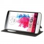 Funda tipo libro con ventana LG G3 D850 / D855 / LS990 negra