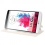 Funda tipo libro con ventana LG G3 D850 D855 LS990 blanca