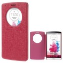 Funda tipo libro con ventana LG G3 D850 / D855 / LS990 fucsia