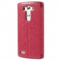 Funda tipo libro con ventana LG G3 D850 / D855 / LS990 fucsia