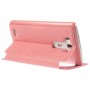 Funda tipo libro con ventana LG G3 D850 D855 LS990 rosa