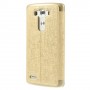 Funda tipo libro con ventana LG G3 D850 / D855 / LS990 oro