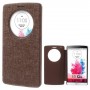 Funda tipo libro con ventana LG G3 D850 / D855 / LS990 marron