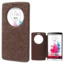 Funda tipo libro con ventana LG G3 D850 / D855 / LS990 marron