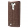 Funda tipo libro con ventana LG G3 D850 / D855 / LS990 marron