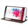 Funda tipo libro con ventana LG G3 D850 / D855 / LS990 marron