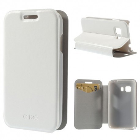 Funda tipo libro Samsung Galaxy Young 2 G130 Blanca