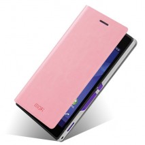 Funda tipo libro Sony Xperia M2 D2303/D2302 dual rosa