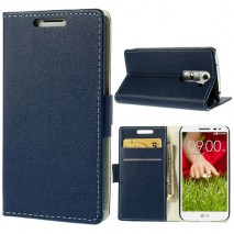 Funda tipo libro LG Optimus G2 Mini D610 / D618 / D620 azul
