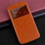 Funda tipo libro con ventana Samsung Galaxy Grand 2 G7100/G7102/G7105/G7106/G710s marron