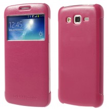 Funda tipo libro con ventana samsung Galaxy Grand 2  G7102/G7105  rosa