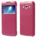 Funda tipo libro con ventana samsung Galaxy Grand 2  G7102/G7105  rosa