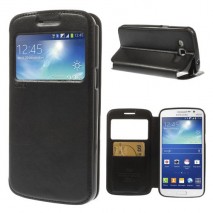 Funda tipo libro con ventana Samsung Galaxy Grand 2  G7102 / G7105 negra