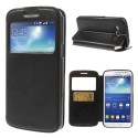 Funda tipo libro con ventana Samsung Galaxy Grand 2  G7102 / G7105 negra
