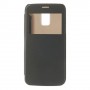 Funda tipo libro con ventana Samsung Galaxy S5 mini G800 negra