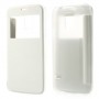 Funda tipo libro con ventana Samsung Galaxy S5 mini G800 blanca