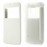 Funda tipo libro con ventana Samsung Galaxy S5 mini G800 blanca