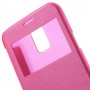Funda tipo libro con ventana Samsung Galaxy S5 mini G800 rosa