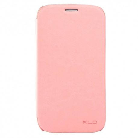 Funda tipo libro para Samsung Core I8260 rosa