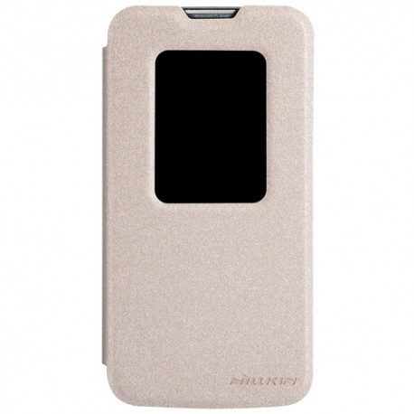 Funda  tipo libro LG Optimus L90 Dual Sim D410 dorado