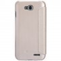 Funda  tipo libro LG Optimus L90 Dual Sim D410 dorado