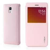 Funda Tipo Libro con ventana Xiaomi MI4 Rosa