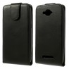 Funda piel Alcatel One Touch Pop C7 OT-7040 negra