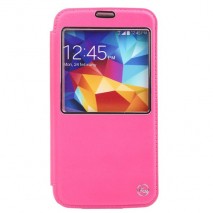 Funda tipo libro con ventana Samsung Galaxy S5 G900 rosa