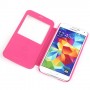 Funda tipo libro con ventana Samsung Galaxy S5 G900 rosa